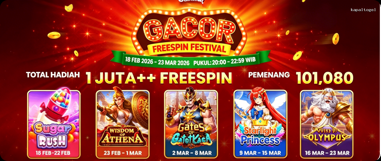 Login kapaltogel Sekarang Bonus Melimpah